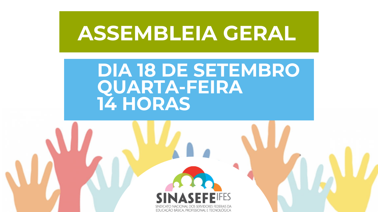 Seção Ifes elegerá delegados/as para 161ª Plenária Nacional do Sinasefe no dia 18, quarta-feira