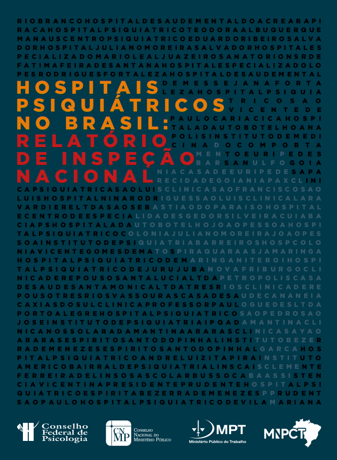 Relatório da inspeção nacional em hospitais psiquiátricos é lançado